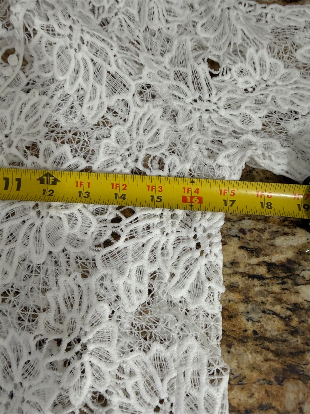 Rabbit Rabbit Rabbit Designs White Lace Crop Top Cardigan Size S - Picture 5 of 6